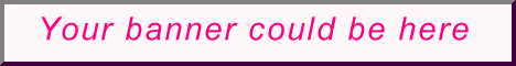 This could be your banner here.